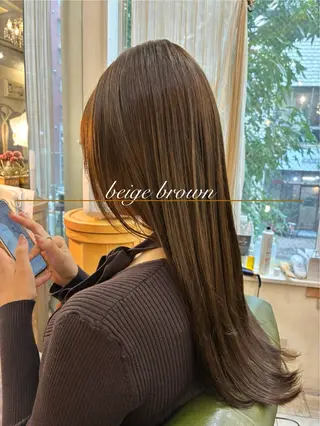ロング ❤︎大人シック ベージュrihoのヘアスタイル