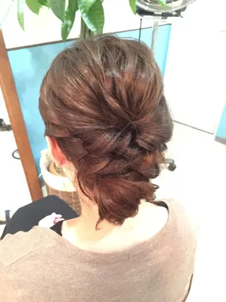 ショート ミディアム セミロング ロング カラー パーマ ヘアアレンジ メンズ 早朝✨ヘアセット 着付け/清水玲歌のヘアスタイル