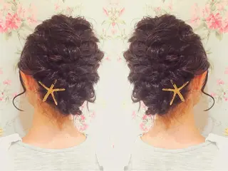 ヘアアレンジ 菊池 栄里奈のヘアスタイル