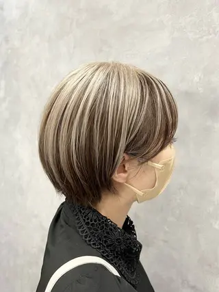カラー SALOWIN栄 高須大貴のヘアスタイル