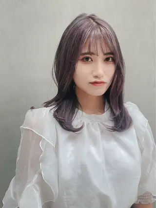 セミロング beauty beast防府店のヘアスタイル