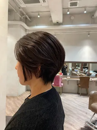 ショート シモカワ マシロのヘアスタイル