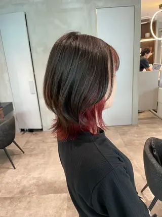 カラー ハイトーン/透明感 yuinaのヘアスタイル