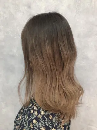 セミロング カラー 五月女 隼人のヘアスタイル