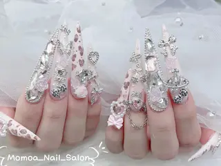 ネイル MoMoA Nail ネイル長さ出し専門店のネイルデザイン
