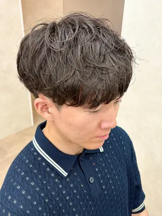 パーマ メンズ 🧸韓国ヘア/ KURUMI‎‎🤍のヘアスタイル