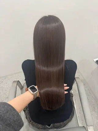 ロング カラー 💎縮毛矯正/透明感 カラー💎椎葉みひろのヘアスタイル