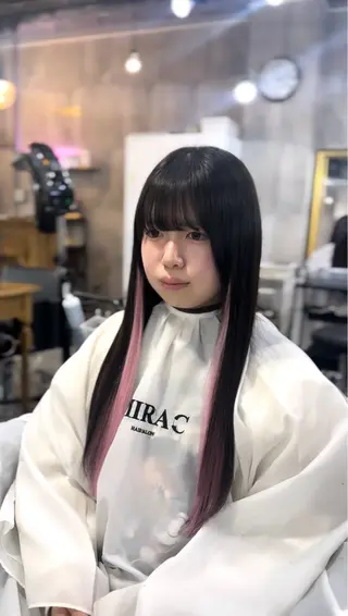 ロング uda 抜きっぱなし /最高級エクステのヘアスタイル