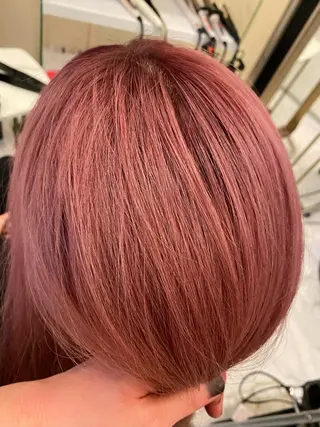 ミディアム カラー ケアブリーチ&シール エクステの店和田翔莉のヘアスタイル