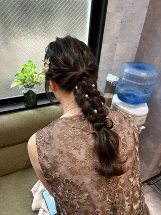 ロング ヘアアレンジ SHANTi 飯塚 ヘアセット/髪質改善のヘアスタイル