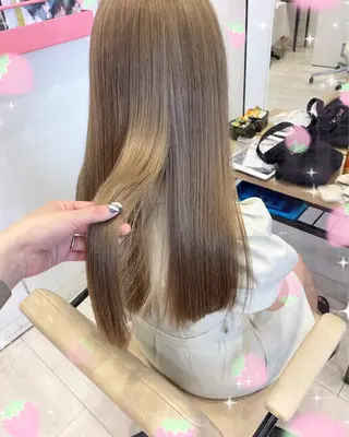 セミロング カラー 新宿駅近♡個室 ♡関口三都季🌜のヘアスタイル