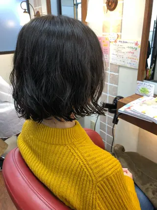 ショート パーマ 大野 まゆのヘアスタイル