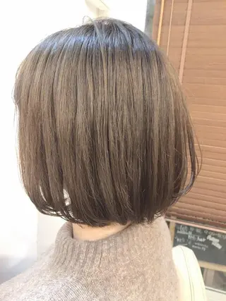 ショート カラー 髪質改善✨️透明感カ ラー✧*。山下さいみのヘアスタイル