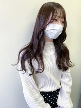 ロング レイヤーカット 🇰🇷SAYAのヘアスタイル
