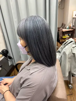 ミディアム カラー TELA HAIR 幕張本郷店 千尋のヘアスタイル