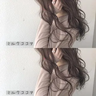 ミディアム カラー あさだ しゅうたろうのヘアスタイル