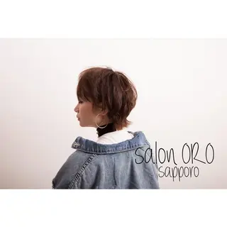 ショート カラー 平川 友希子のヘアスタイル