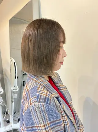 ショート 韓国ボブ/ハッシュ カットKIRAのヘアスタイル