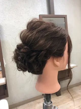 ロング ヘアアレンジ 阿部 美咲のヘアスタイル