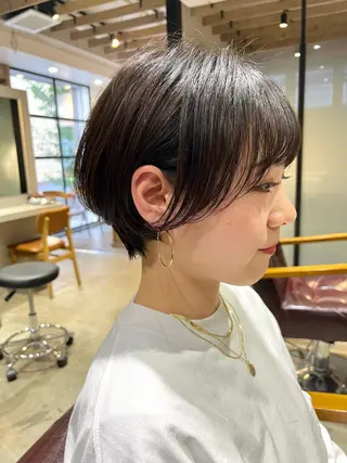 ショート 🌟美髪縮毛矯正🌟 吉田冴一のヘアスタイル