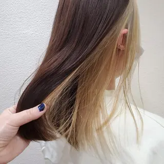 カラー 推しアニメカラー🌈 ツヤ透明感カラー🦄のヘアスタイル