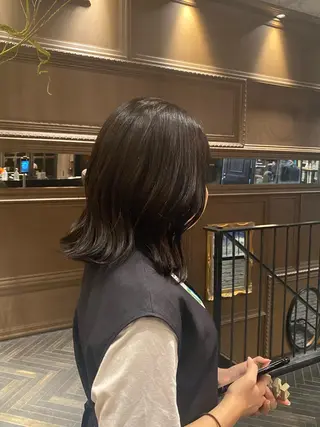 ミディアム MINXginza タイラミユネのヘアスタイル