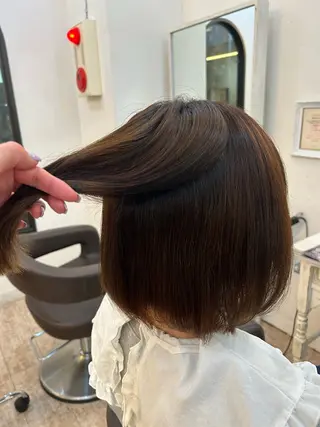 ボブ/艶カラー ❣️マナミのヘアスタイル