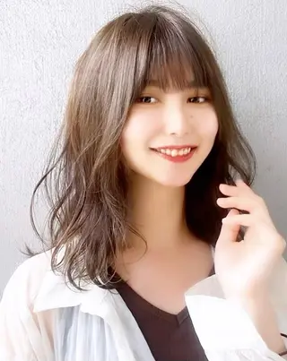 セミロング 💎髪質改善専門 jewel boxのヘアスタイル