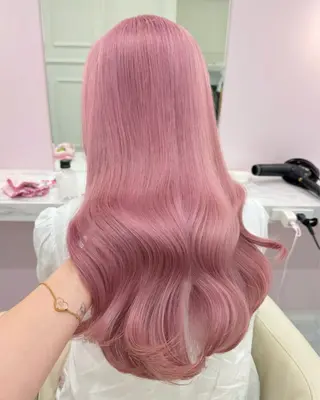 ロング カラー ハイトーンカラー💞 くるみ🎀のヘアスタイル