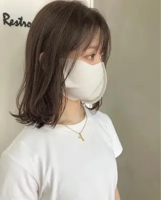 ミディアム 三輪 恭平のヘアスタイル
