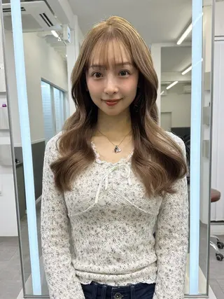 ロング 吉村 憂々のヘアスタイル