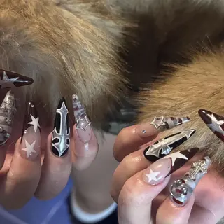 ロング 米山 慧のネイルデザイン