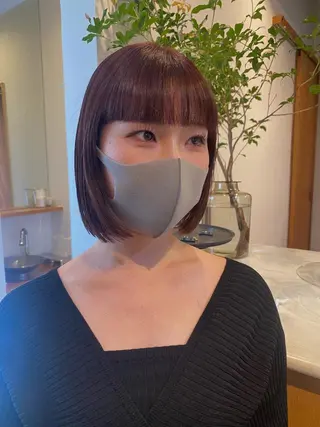 ミディアム カラー 砂原 ひよりのヘアスタイル