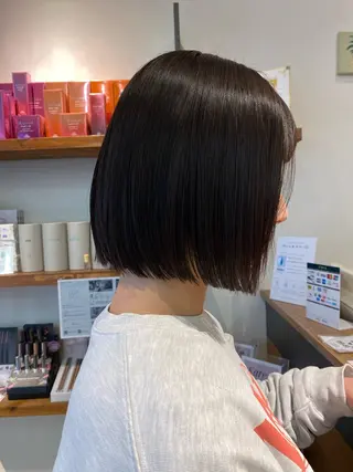 ショート カラー ナチュラルヘア🫧 ナナミのヘアスタイル