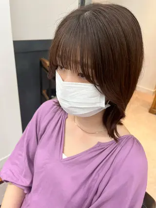 ショート カラー パーマ ヘアアレンジ メンズ キッズ ネイル マツエク・マツパ アイブロウ 横浜Bob美容師🤎 ERINAのヘアスタイル
