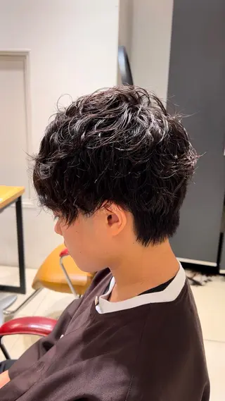 パーマ メンズ EARTH AOBADAIのヘアスタイル