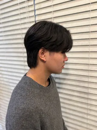 ショート パーマ 野洲/美容室/美容師 平田蒼太ヒラタソウタのヘアスタイル