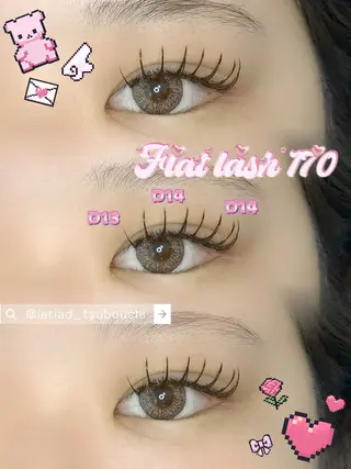 マツエク・マツパ ルリアド栄🦋 ツボウチのマツエク・マツパデザイン