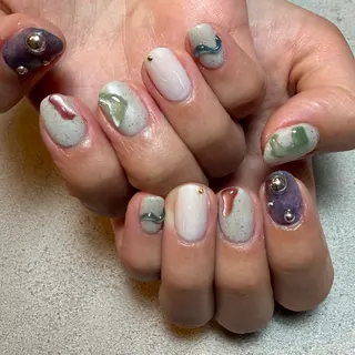ネイル 自由が丘サロン あやめ💅のネイルデザイン