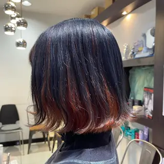 ショート カラー 酸スト/フェザー パーマ/三谷海斗のヘアスタイル