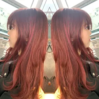 セミロング カラー ヘアアレンジ Merci メルシー 福岡、今泉のヘアスタイル