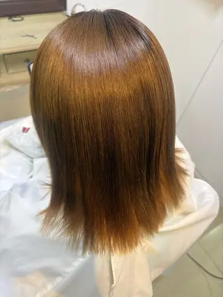 ミディアム カラー Rio /eMu☆･:*のヘアスタイル