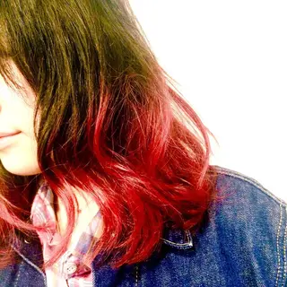 ミディアム カラー 🪼個性、雰囲気🪼 ⛈オカダ🎧のヘアスタイル