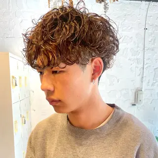 パーマ メンズ 🔥メンズショート 職人🔥大澤龍也のヘアスタイル