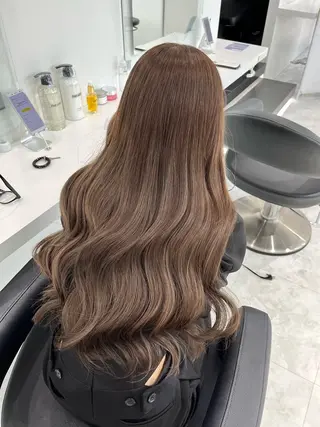 ロング グレー/ベージュ /髪質改善 れいとのヘアスタイル