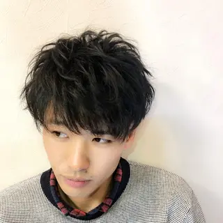 ショート メンズ 筋野 稔貴のヘアスタイル