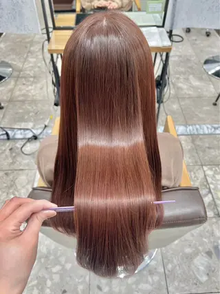 ロング 髪質改善カラー 指名No.1👑のヘアスタイル