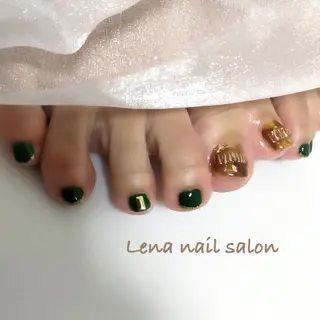 ネイル 自爪育成ネイルケア Lena  nailのネイルデザイン