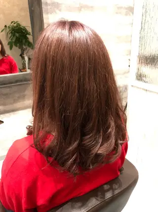 セミロング カラー 🫟Blanco🫟 Color&Careのヘアスタイル