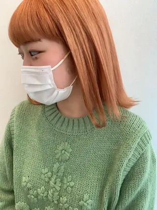 ミディアム 透明感♡︎♡︎ 佐々木早苗のヘアスタイル